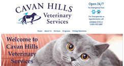 Desktop Screenshot of cavanhillsvet.com